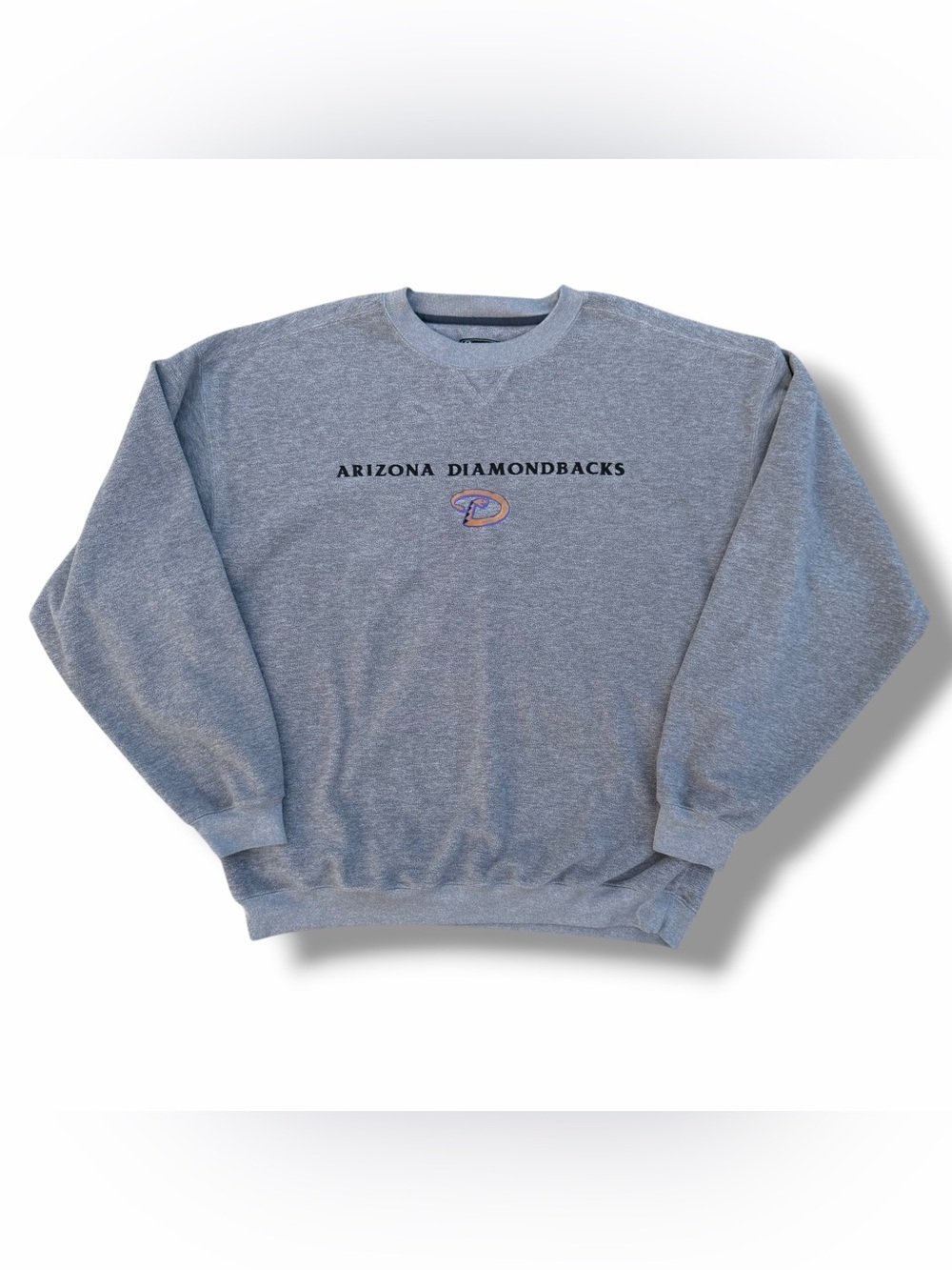 Vintage Arizona Diamondbacks Fleece Sweatshirt Gray Size XL Gear 90s Y2K MLB